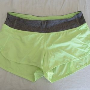 Lululemon Speed shorts, size 6
